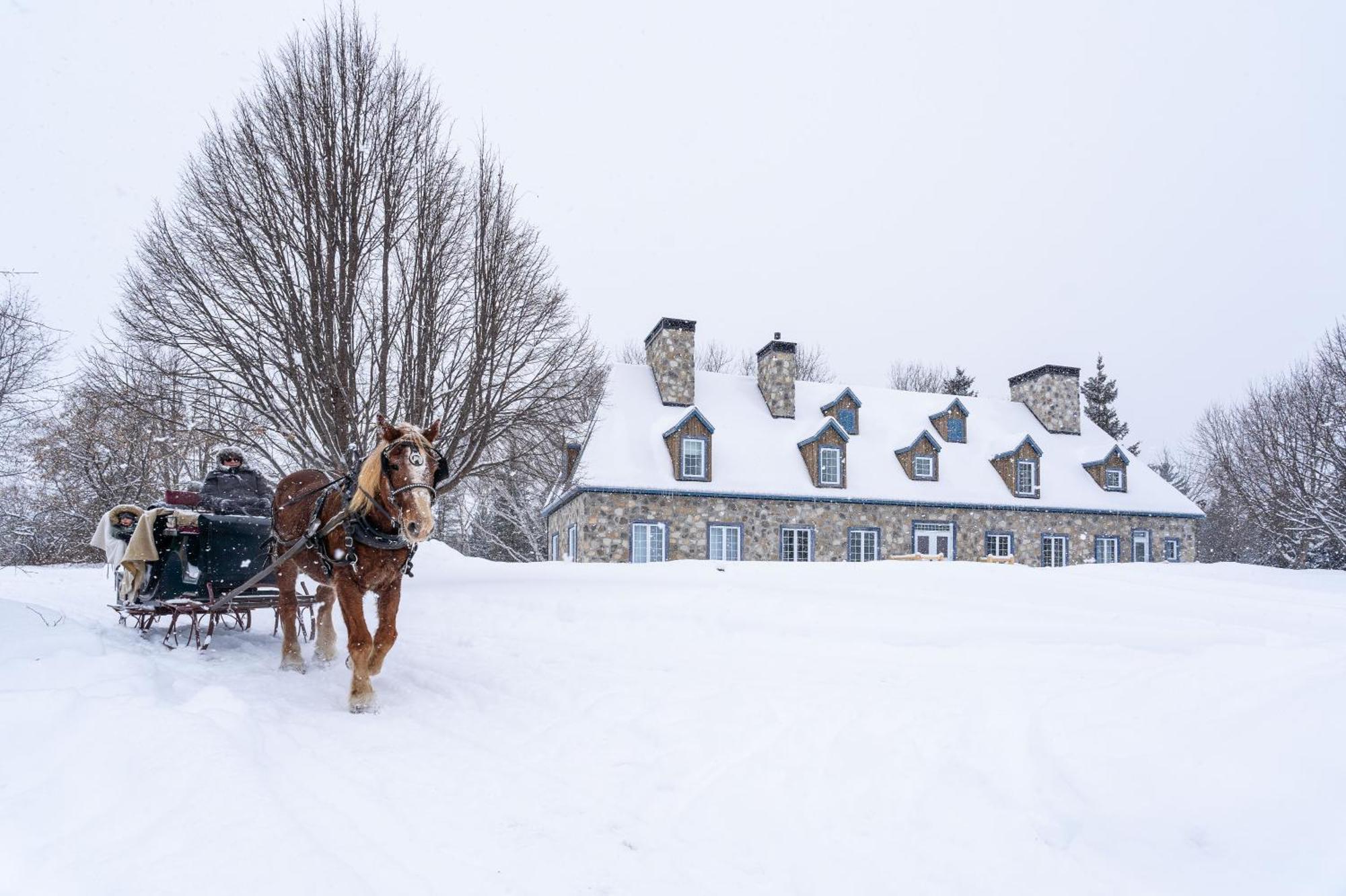Le Baluchon Eco-Villegiature Saint-Paulin Экстерьер фото